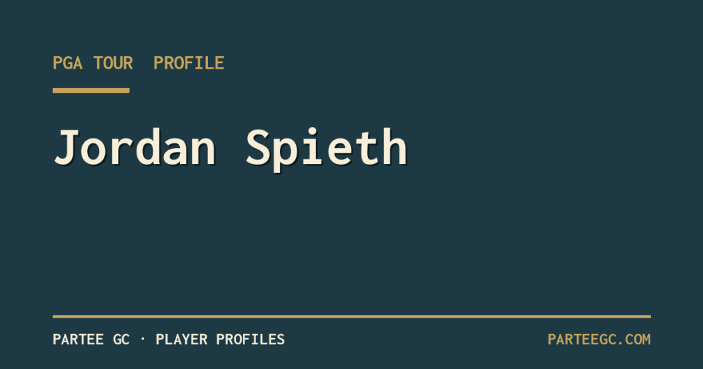 Jordan Spieth — ParTee GC player profile