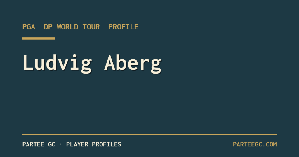 Ludvig Åberg — ParTee GC player profile