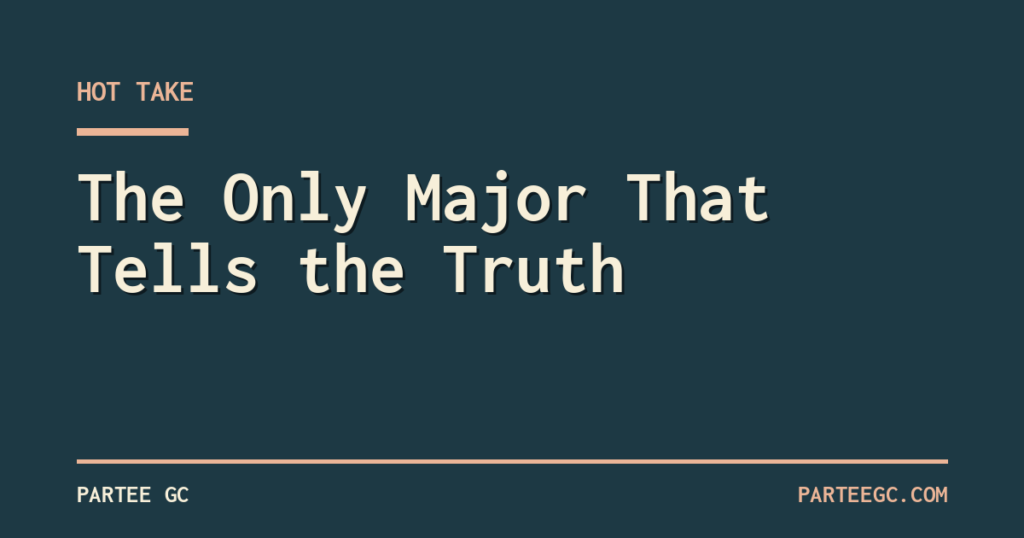 The Open Is the Only Major That Tells the Truth