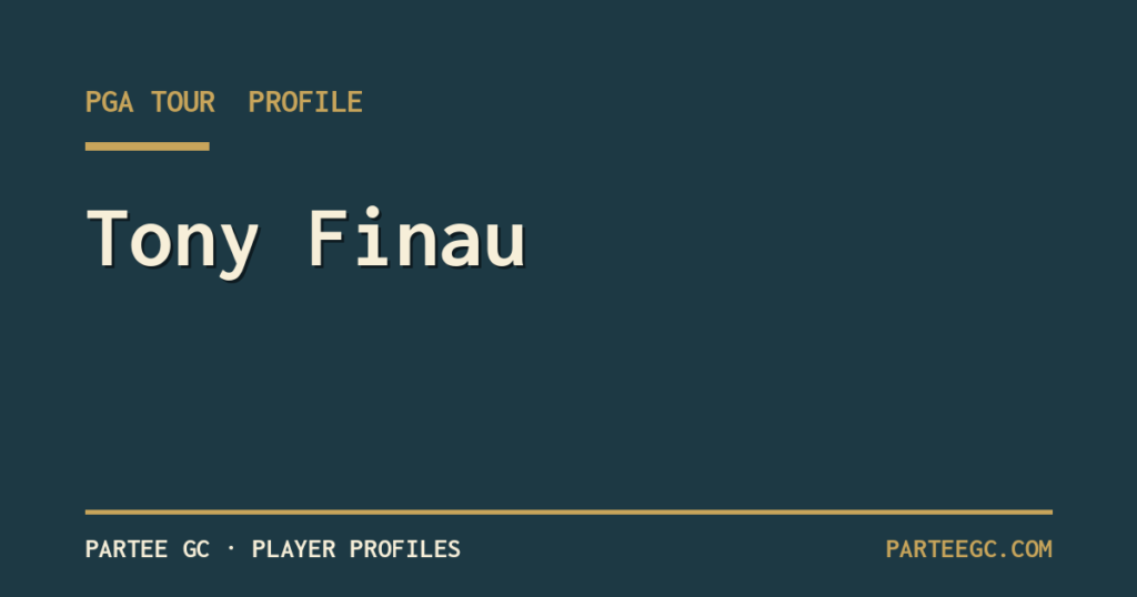 Tony Finau — ParTee GC player profile